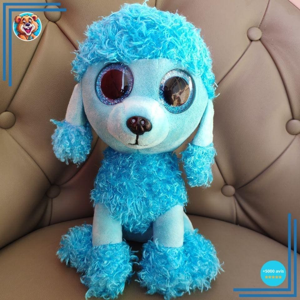 Peluche Chien Bleu