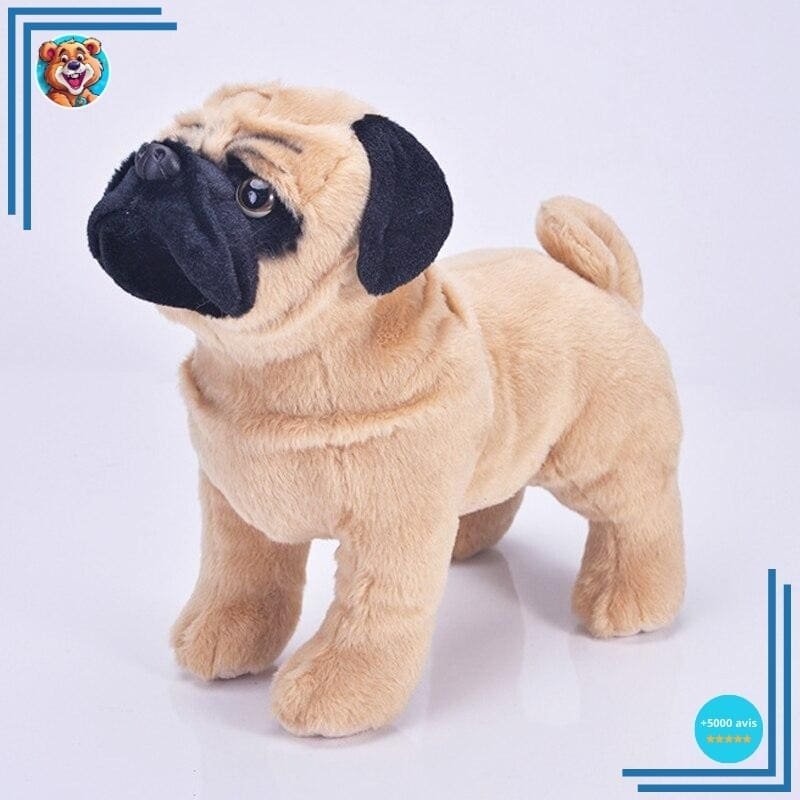 Peluche Chien Carlin