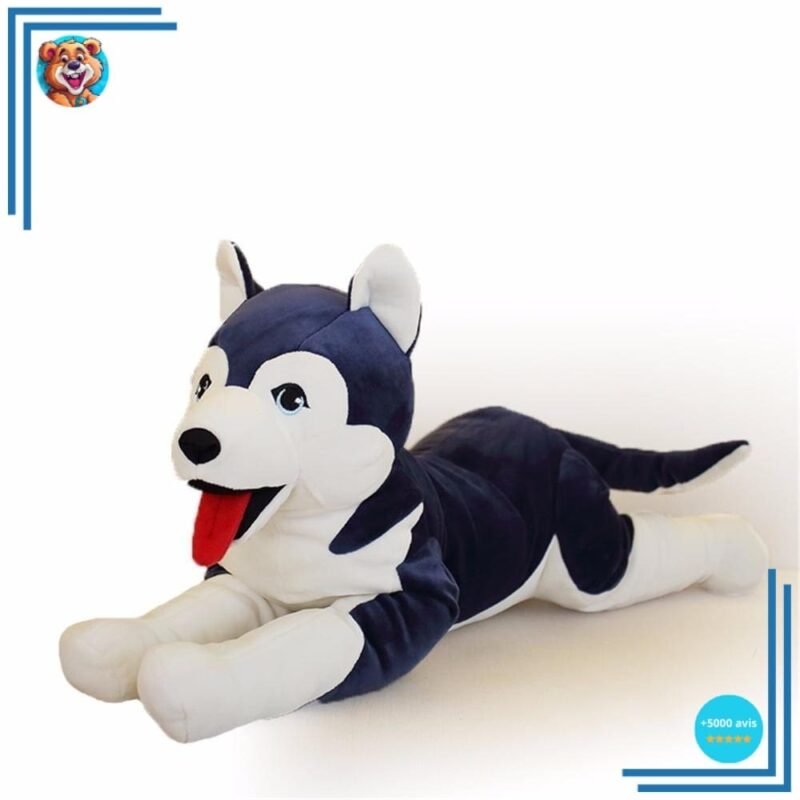Peluche Géante Chien Husky