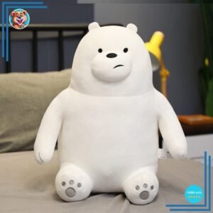 Peluche Ours Blanc Pas Cher