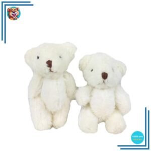 Peluche Ours Blanc Petit (6 pièces)