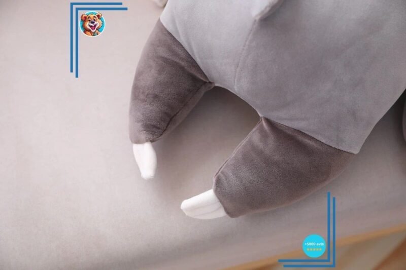 Peluche paresseux gris – Image 6
