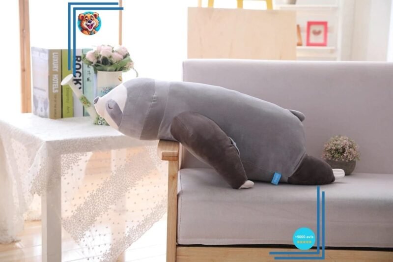 Peluche paresseux gris – Image 2