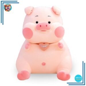 Peluche Cochon Rose Confort