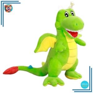 Peluche Dinosaure Rose & Verte