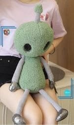 Jouet en peluche extraterrestre aux grands yeux – Image 3