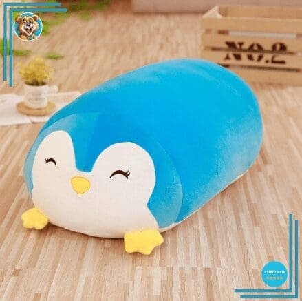 Peluche pingouin oreiller