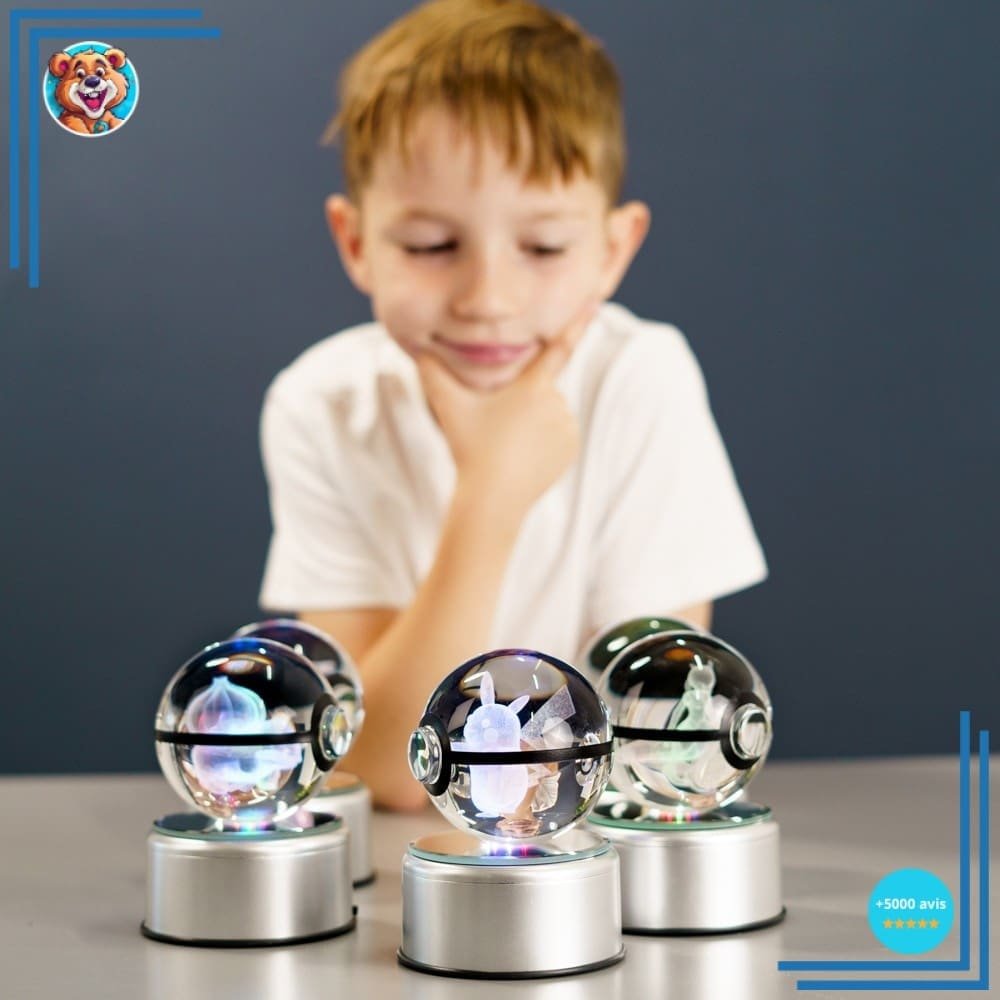 Pokéball Lumineuse en Cristal Pokémon – Image 7
