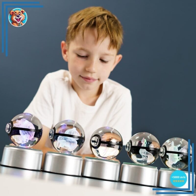 Pokéball Lumineuse en Cristal Pokémon – Image 10