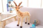 Doudou peluche mignon en forme de cerf medium
