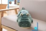 Peluche géante crocodile gentil xxl