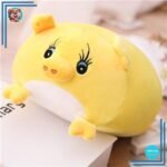 Cochon jaune en peluche xxl