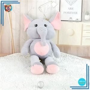 Peluche éléphant mignonne pour chambre d’enfant