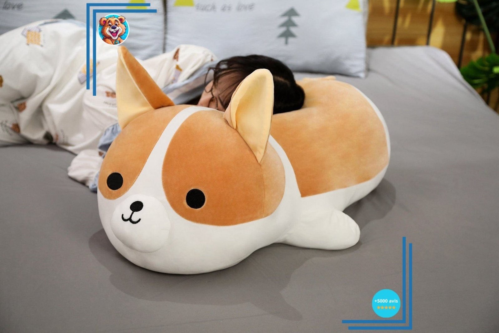 Peluche Chien Géant Mignon – Image 2