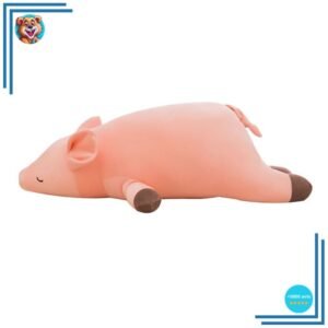 Grosse peluche cochon toute douce à aimer