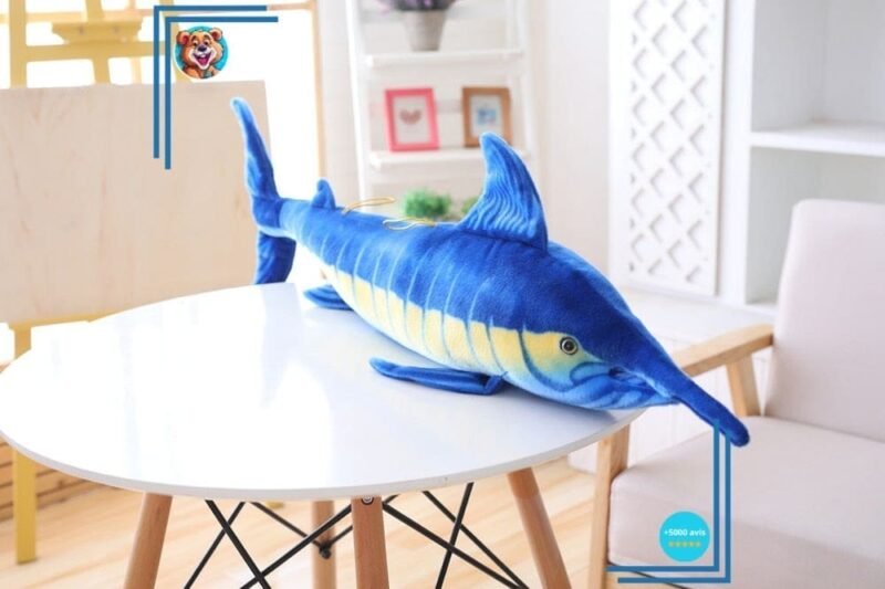 Espadon en peluche géante pour décoration