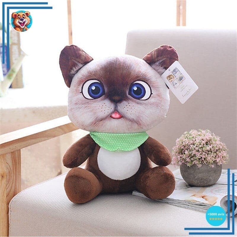 Peluche Chat Mignon Oreiller – Image 3