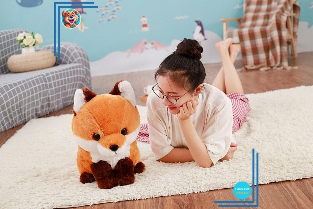 Foxy la mignone peluche renard – Image 2