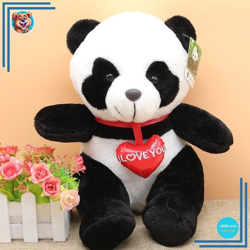 Peluche Panda avec Cœur – Image 2