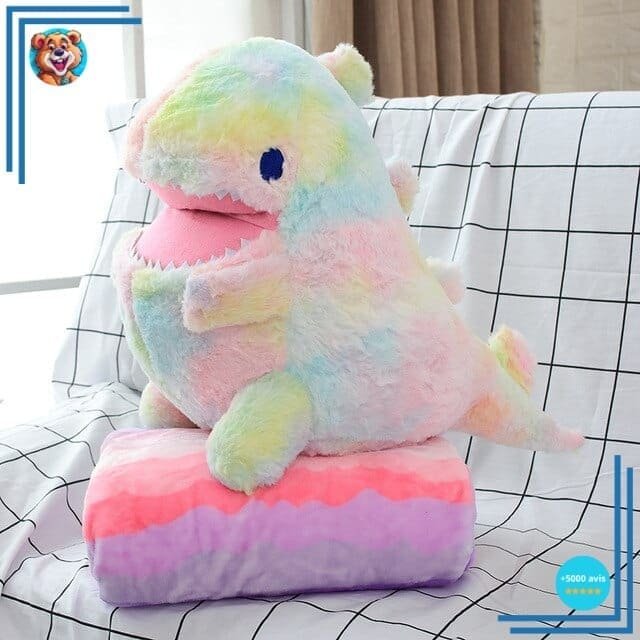 Peluche Dinosaure Arc-en-ciel – Image 3
