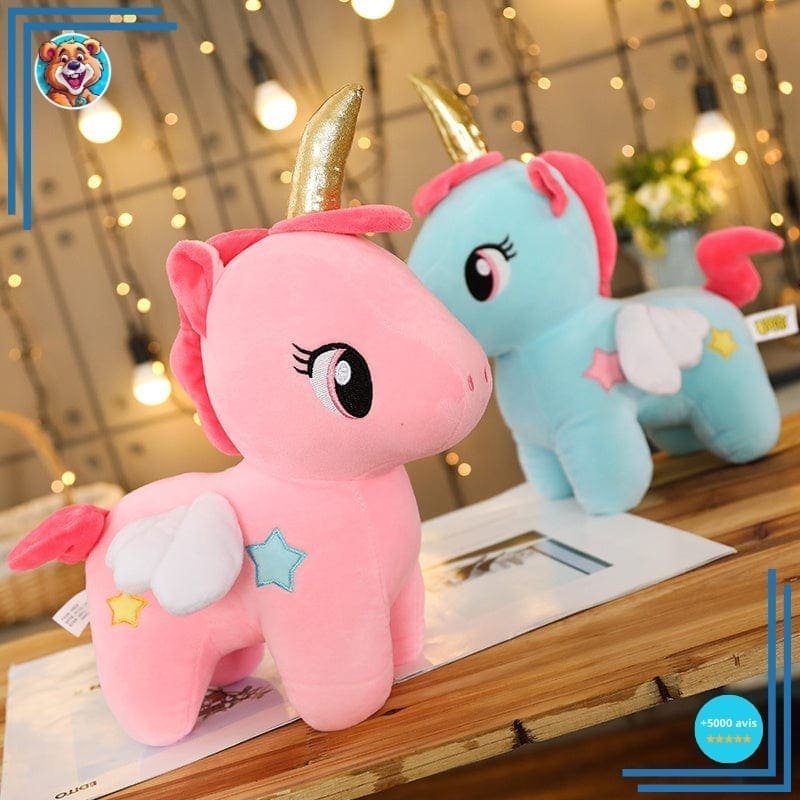 Peluche Licorne avec étoiles – Image 3