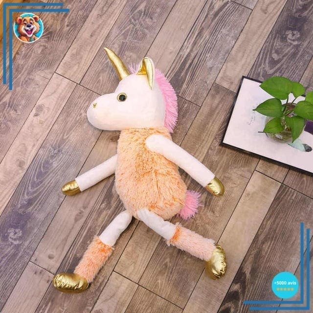 Peluche Licorne Dorée – Image 2