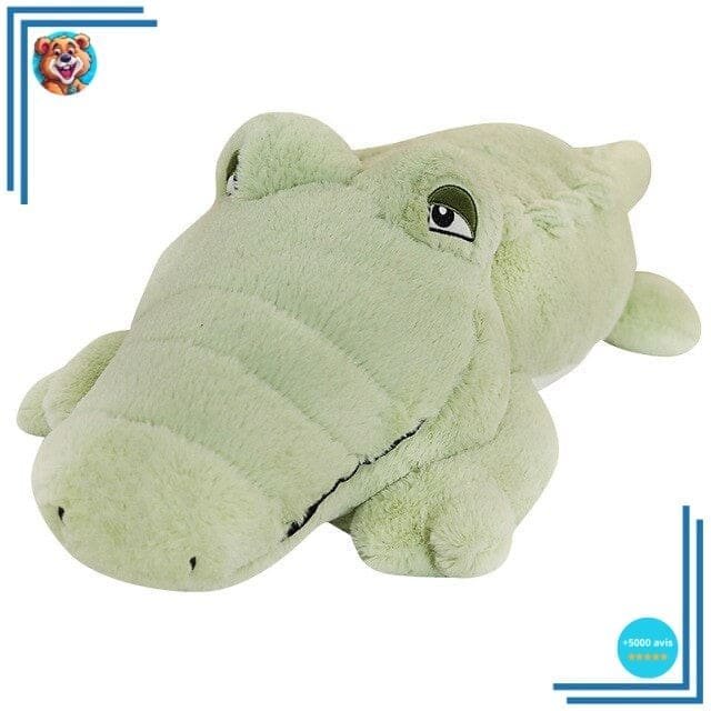 Aligator vert en peluche 120 cm