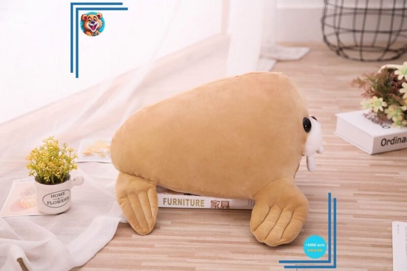 Jouet en peluche morse plein de douceur – Image 3