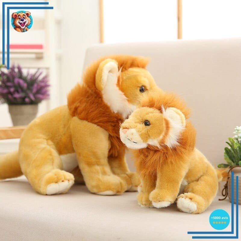 Peluche Lion Mâle – Image 4