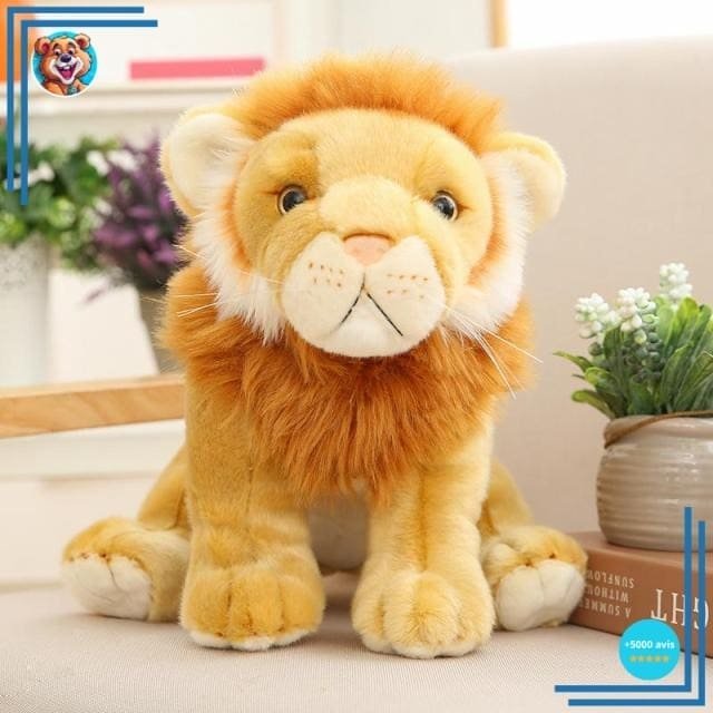 Peluche Lion Mâle – Image 2