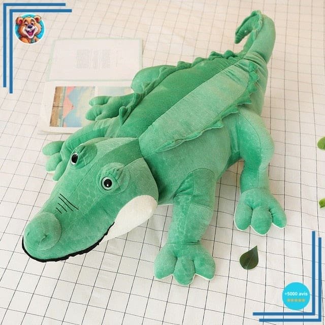 Crocodile en peluche sympathique