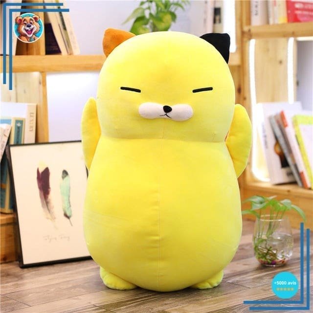 Peluche géante gros chat à domestiquer