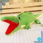 Crocodile en jouet peluche câlin grande bouche