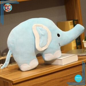 Grosse peluche éléphant toute douce à câliner