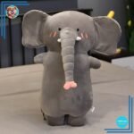 Grande peluche doudou éléphant gris xxl