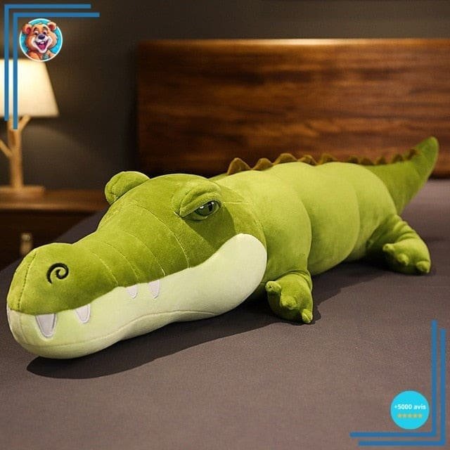 Alligator sauvage en peluche à domestiquer