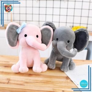 Peluche Éléphant Rose