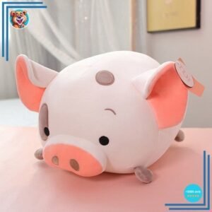 Cochon en peluche ultra sympathique et plein de tendresse