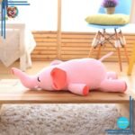 Éléphant rose en peluche idéal comme cadeau