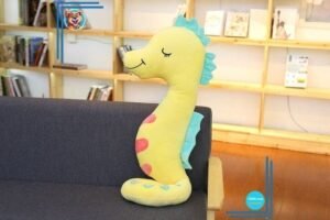 Peluche géante de collection en forme d’hippocampe