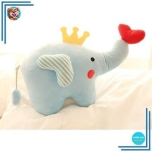 Peluche roi des éléphants pleine de tendresse