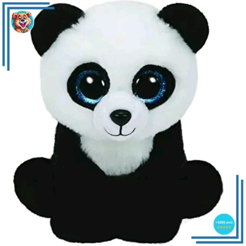 Peluche Ty Panda Yeux Brillants