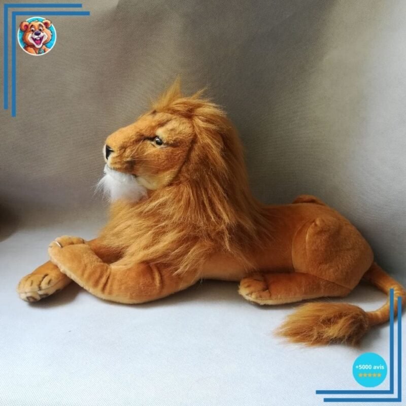 Peluche Lion Réaliste