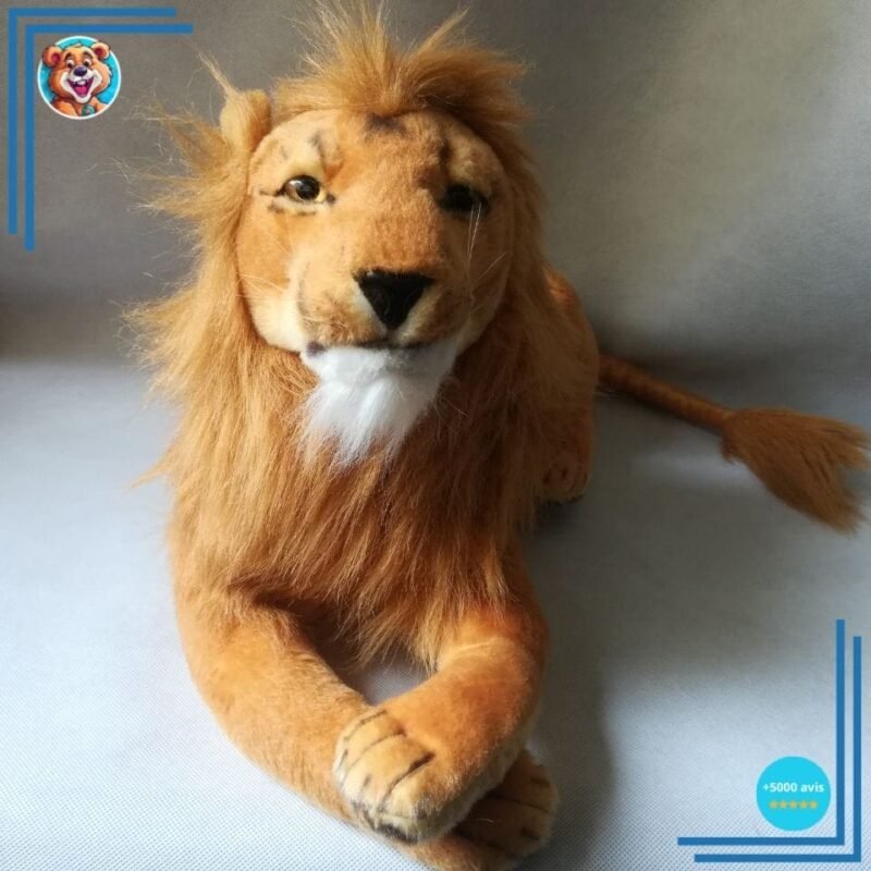 Peluche Lion Réaliste – Image 2
