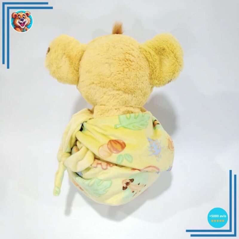 Peluche Simba dans une petite couverture – Image 4