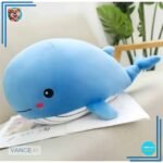 Peluche baleine bleue timide