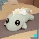 Peluche dinosaure vert géant