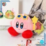 Peluche Kirby avec étoiles bleues